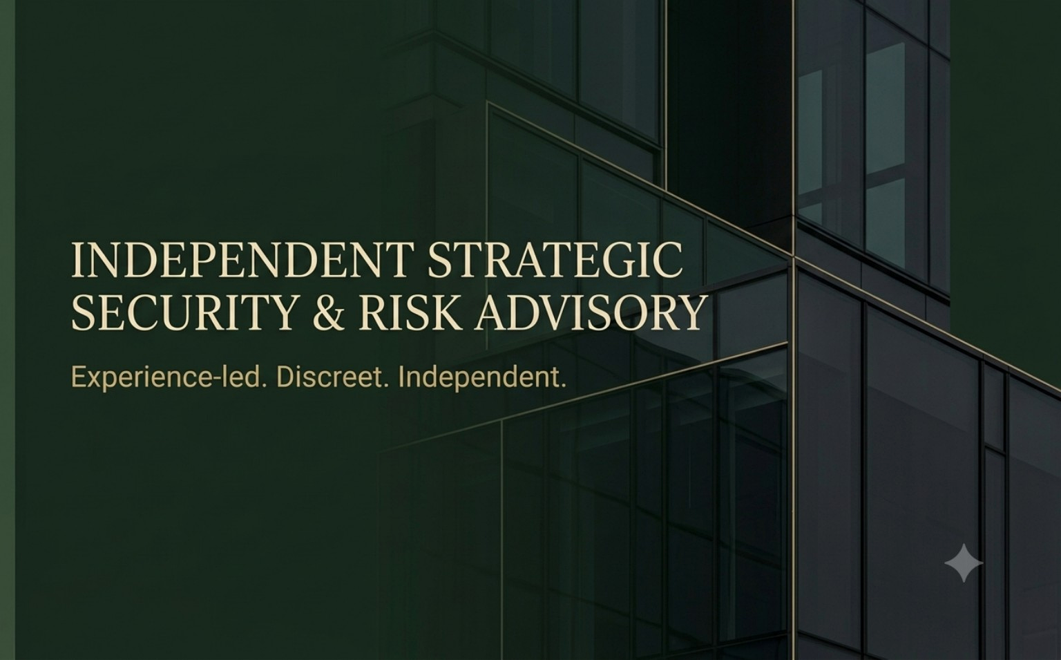 Executive security and risk advisory environment